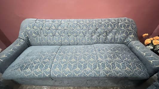 velvet 5 seater sofa set