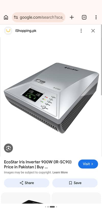 Ecostar hybrid inverter 1000 watt