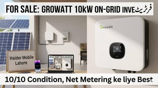Growatt 10kW On-Grid Solar Inverter whatsapp03354094097