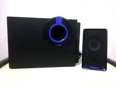 XPOD 2.1 Speaker System (Subwoofer + 1 Satellite speaker)