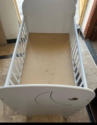 Baby cot available for sale