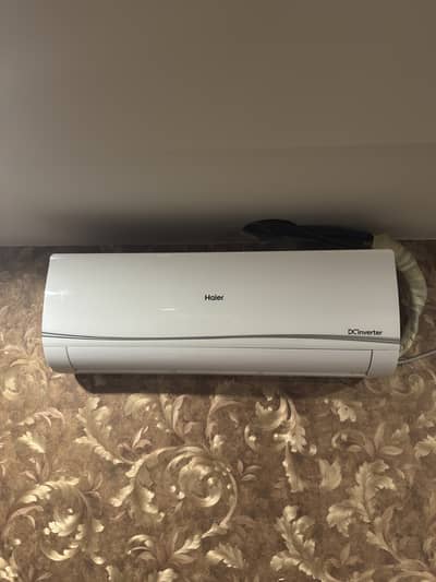 Haier ac 1 ton inverter 11 month used