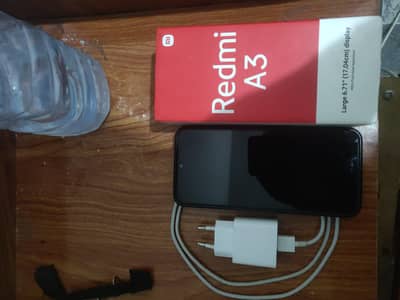 Redmi A3 new  with box and charger