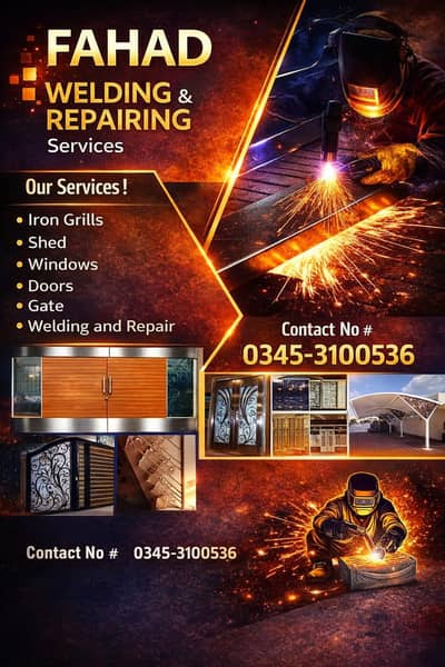 Iron welding services for Home & Factory - Affordable ‎