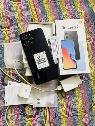 Redmi 12 Brand New Phone Complete Box