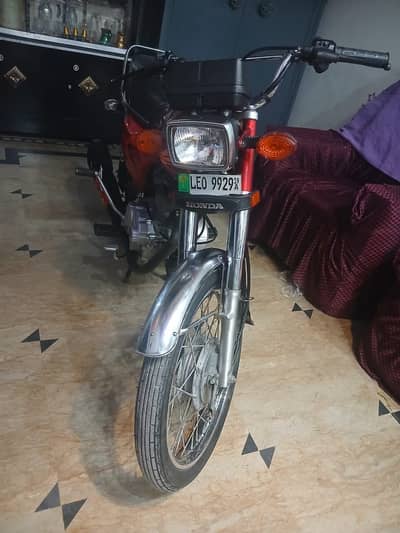 Honda CG 125 red colour brand new