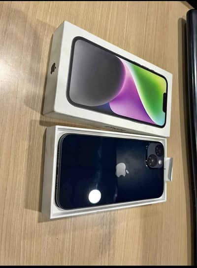 Iphone 14 plus jv 128gb waterpack only box 4 month sim time