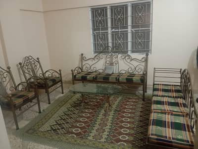 SOFA IRON SOFA SET WITH TABLE (EXCLLENT CONDITION )