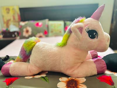 Mega Unicorn Stuff Toy (3 fts)
