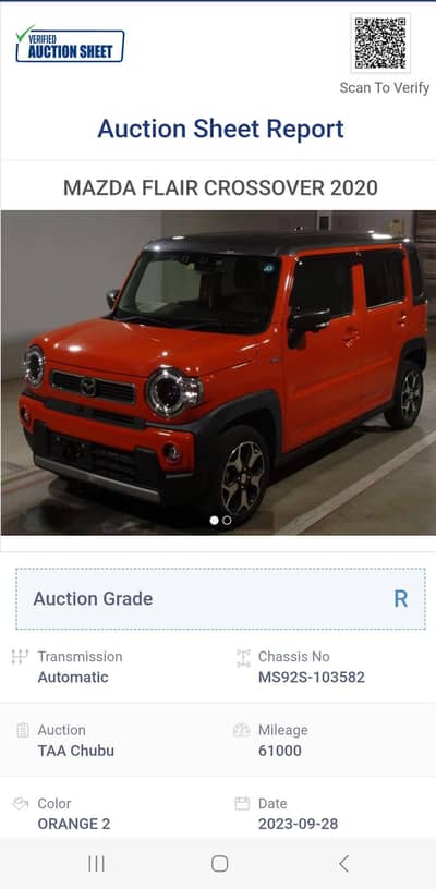 Mazda flair cross over