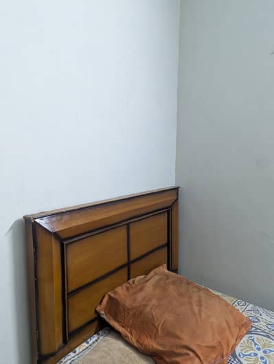 2 single bed with mattress (WhatsApp)