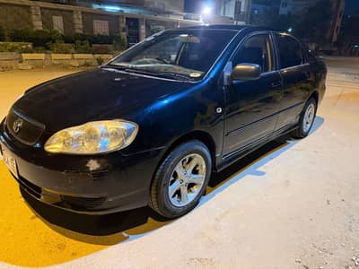 Corolla se saloon 2006 black colour
