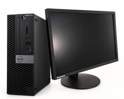 Dell optiplex 5070 i5 9th generation with 22" LED