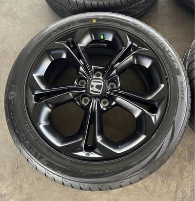 Honda civic turbo 2024 model rim tyres 17”