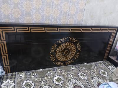 Bed set versace design Black