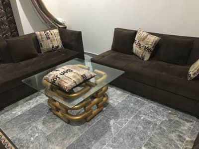 L shape sofa set
