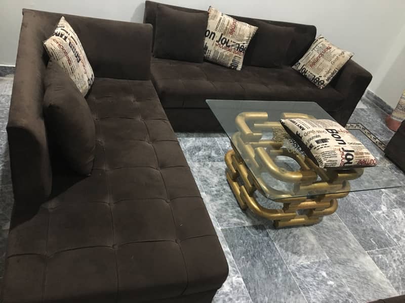 L shape sofa set 1