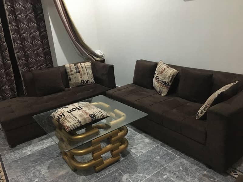 L shape sofa set 2