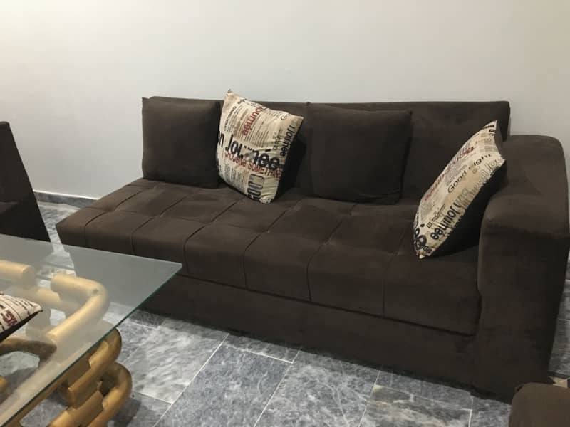 L shape sofa set 4