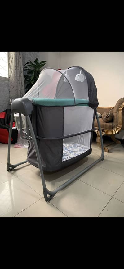 Baby cot baby swing remote control