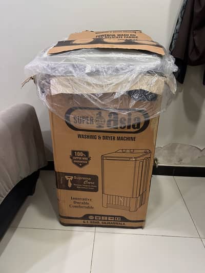 Washing machine new unused