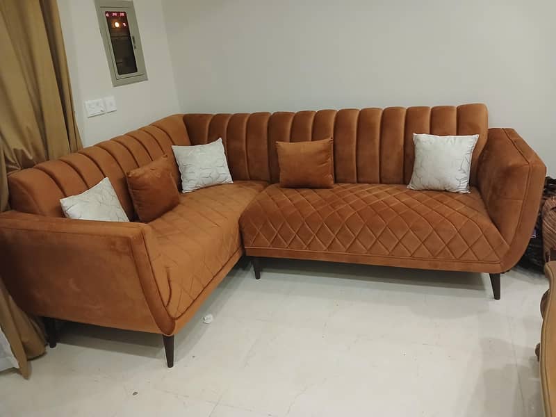 L shape sofa 2