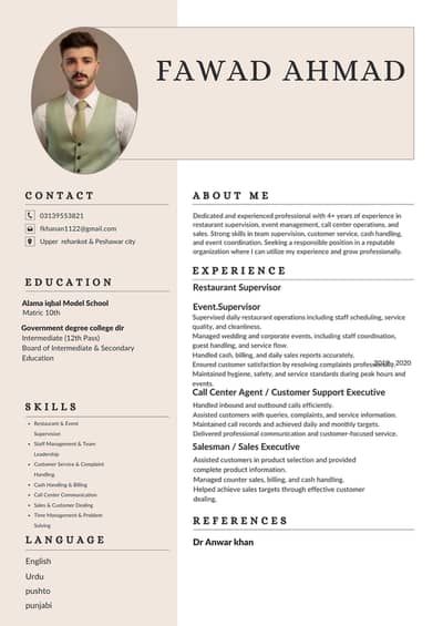 Looking for job any kind of good opportunity