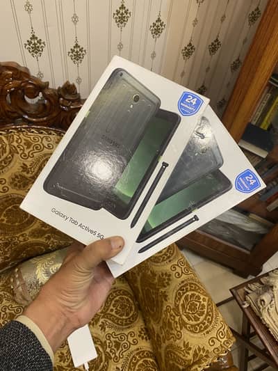 Tab Active 5 5G Sim variant official Box pack . . .