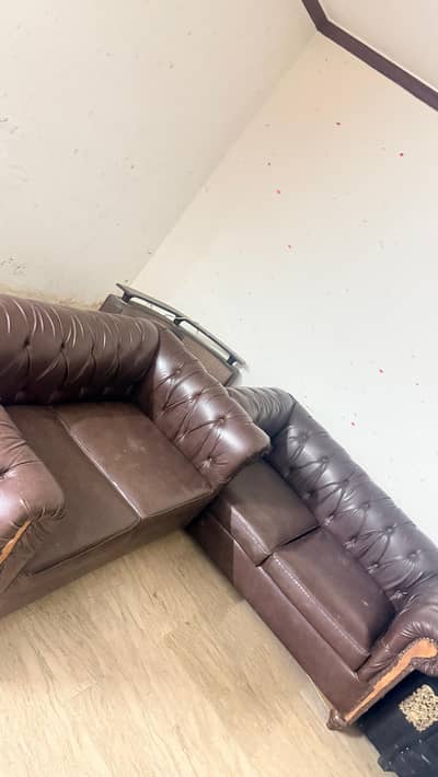 leather sofa