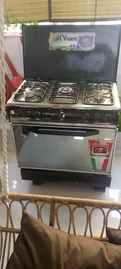 Sky Flame 5 Burner Stove and Oven