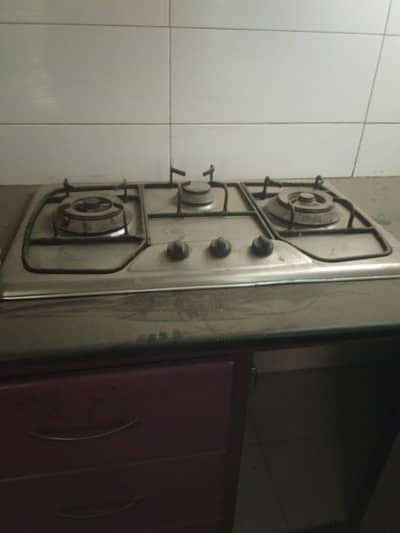 stainless steel stove just as new