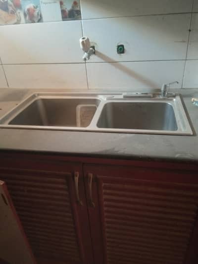 basin  stainless steel sink as new