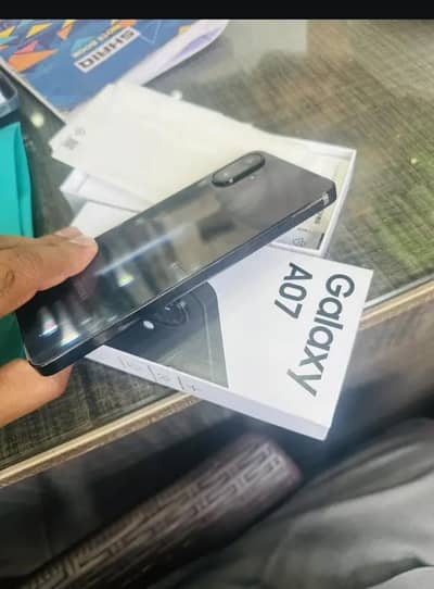 samsung A07 with box 6 128