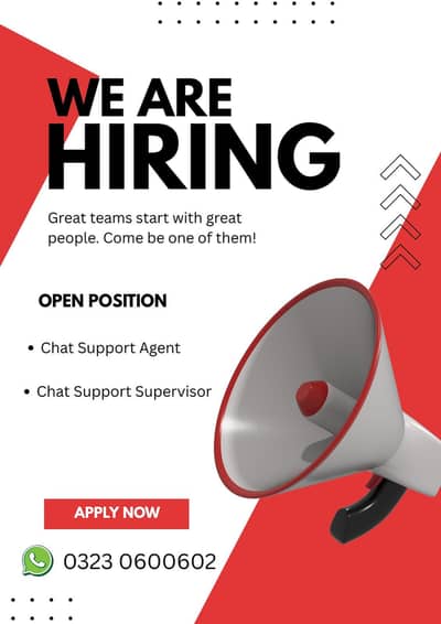 ** Job Title:** Customer Support Agent Required (Office-Based)