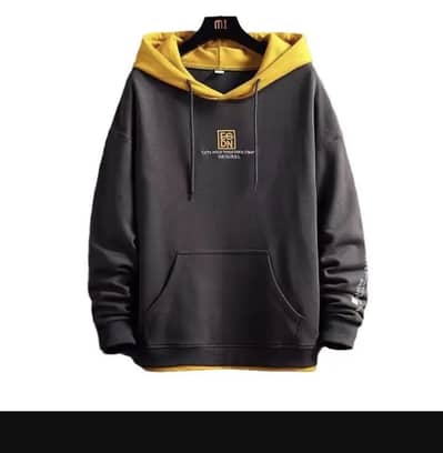 Hoodie made with fleece best wear with delivery