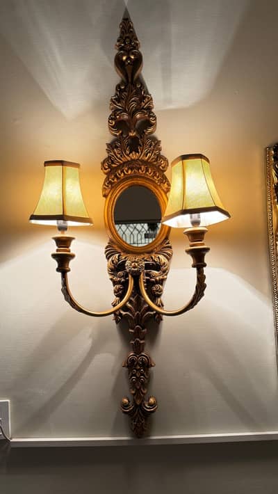Wrought iron lamps