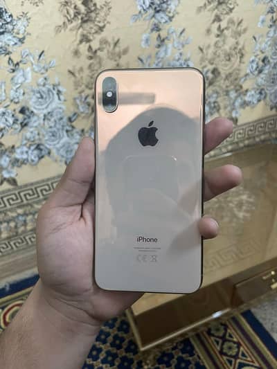 iPhone xsmax 64 GB 76 health face off glass break DUAL PTA APPROVED