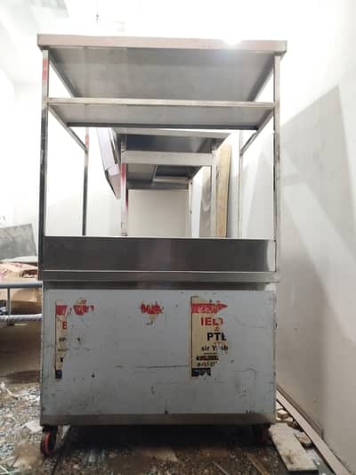 Stainless Steel Fries Cart – 6.5ft Height | Heavy Duty