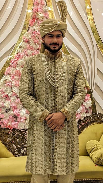 Stylish Sherwani (Used Once) – Excellent Condition