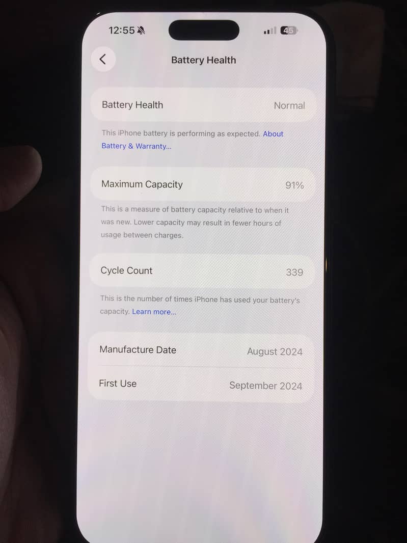 iPhone 16 pro max 12