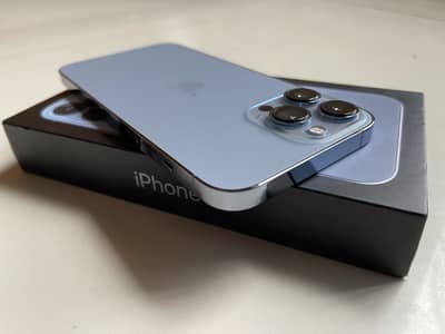 Complete BOX iPhone 13 Pro Max 512gb Sierra Blue DUAL SIM PTA APPROVED