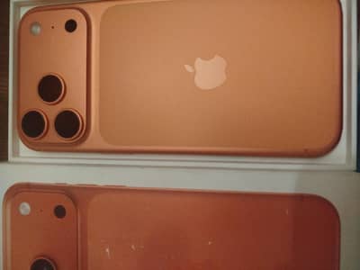 17 Pro Max dual Esim 256GB Orange Factory unlocked 100% Battery