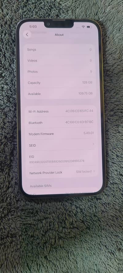 j. v 128gb   lush condition     03206027469   whatsapp