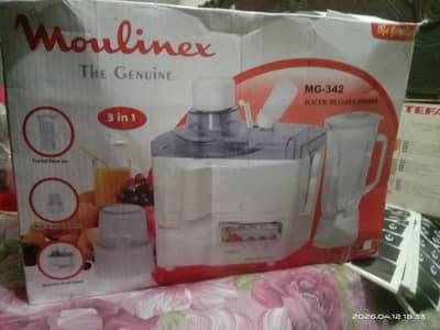 Moulinex juicer blender 3in 1