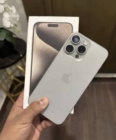 Iphone 15 pro max dual physical +Esim pta approved