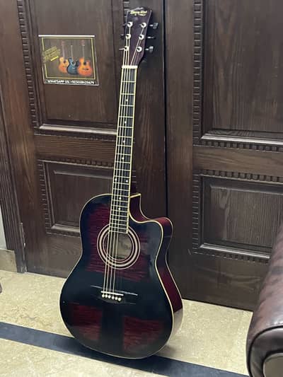 All wooden || Acoustic truss rod||Guitar|| Low action || Professional