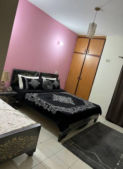 Single Beds with mattress | Black & Gold Luxury Wooden Headboard