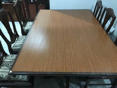 Pure Wooden 6 Seater Dining Table