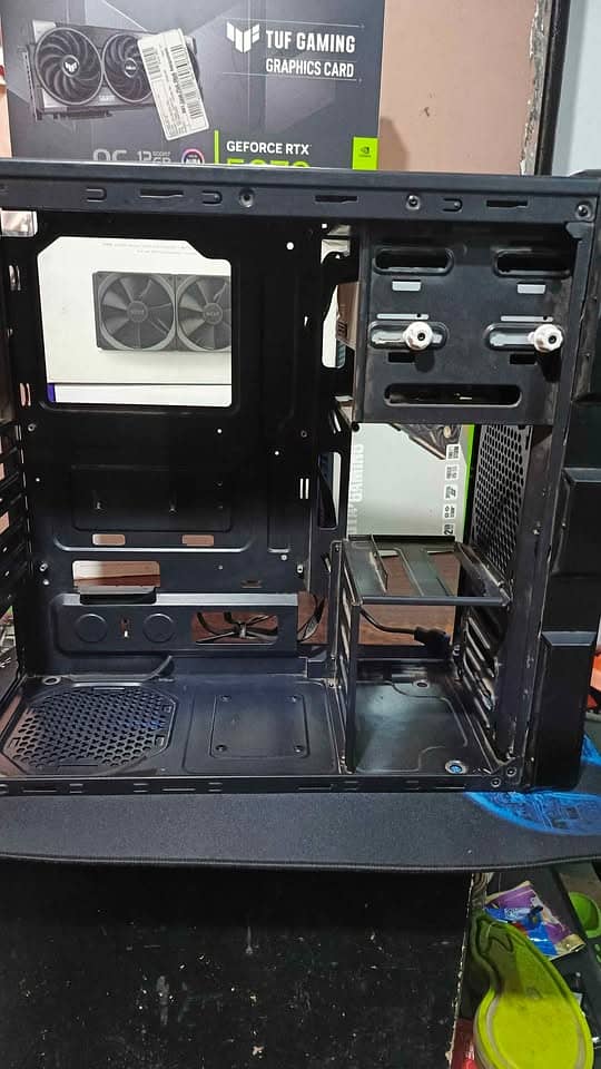 Antec computer pc tower case black only casing 2