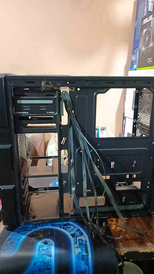 Antec computer pc tower case black only casing 3